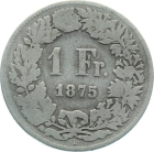 1 Franken 1875 B